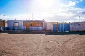 The guesthouse we stayed in Karakul town