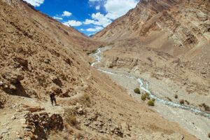 Trekking from Darshai to the Yurt camp