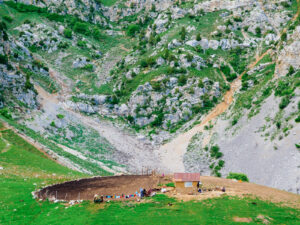 A lone house near our campsite